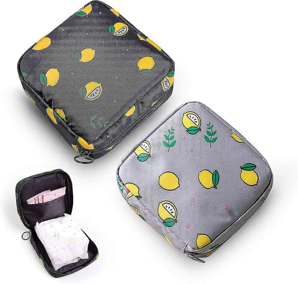 Sanitærbind Oppbevaringspose, Periode Kit Bag For Skole, Bærbar Sanitærbind Pads Oppbevaringspose