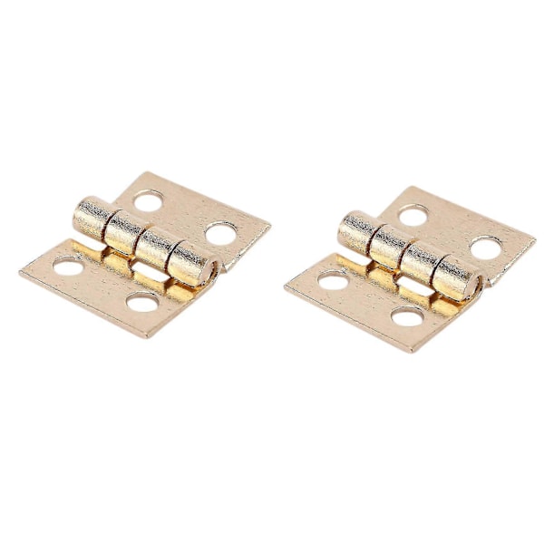 100 stk Mini Hengsler Maskinvare 180 Grader For Miniatyrmøbler Skap Garderobe (diy)