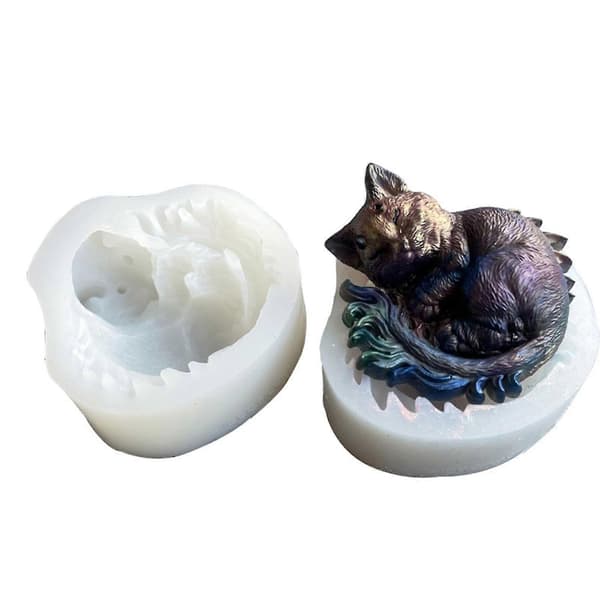 Silikon Såpeform Håndverk Diy 3d Lys Resin Form Håndlaget Såpe Rev