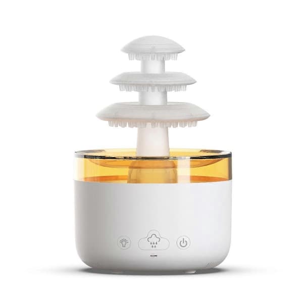 Relax Cloud Rain Diffuser Luftfuktare Regndroppe Aromaterapimaskin Ultraljuds Atomisering Luftfuktare