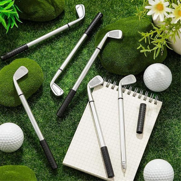 Golfkulspetspennor, 15 Ergonomiska Golfklubbspennor för Kontorsmaterial