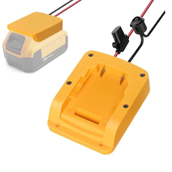 DIY Adapter til 18V 20V Lithium Batteri med Sikring 12AWG Power Wheels Adapter til DCB206