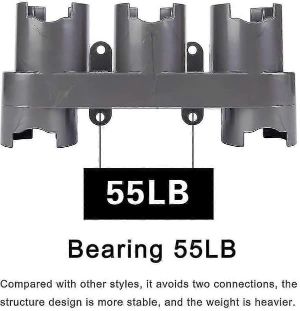 Abclife Tilbehørsholder til Dyson V11, V10, V8, V7, Vægbeslag, Erstatning for Dyson Støvsuger Tilbehør