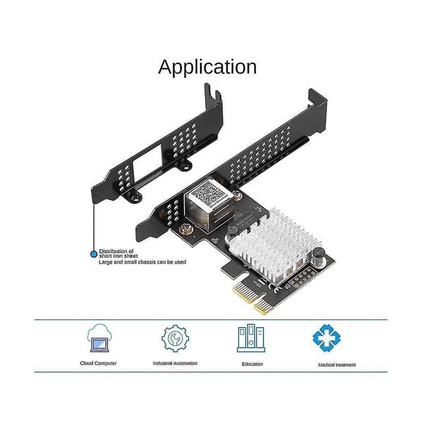 2.5g Single Port Gigabit Lan-kort Strømport 2500m Desktop Server Gaming Lan-kort Io-pce225-