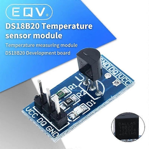 DS18B20 enkeltbuss digital temperaturmålesensormodul for Arduino