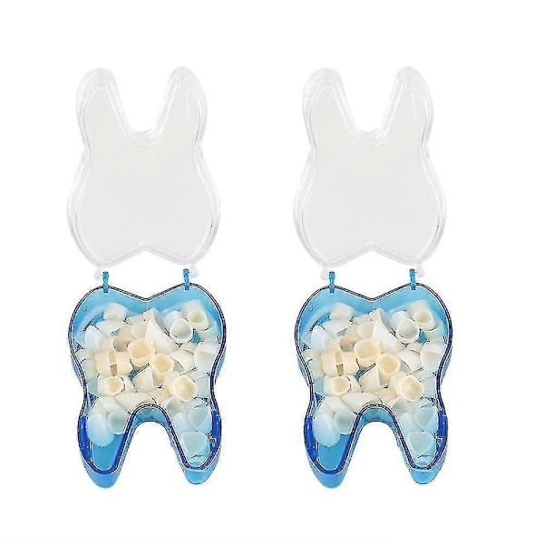50 midlertidige kroner 25 anterior og 25 posterior dentaludstyr dental tilbehør -