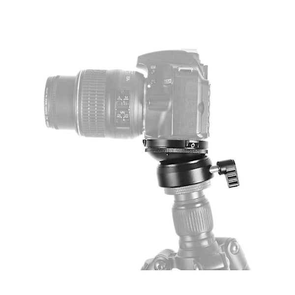 Universal Multifunktionel Horisontal Justeringssæde Panoramisk Hoved Stativ Dslr Kamera Justeringsbord Dome Base, B