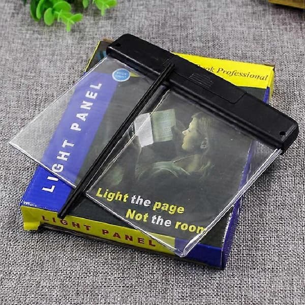 LED Boklys, Bokleselampe, Flat Boklys, 14.2 X 17.5cm