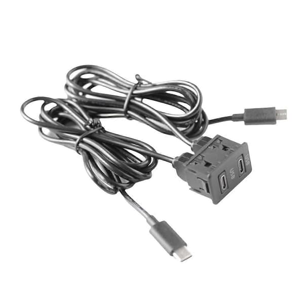 Bil Android Navigasjonsmaskin Dobbel TYPEC Inngang til USB Grensesnitt Panel Forlengelseskabel Adapter Pa