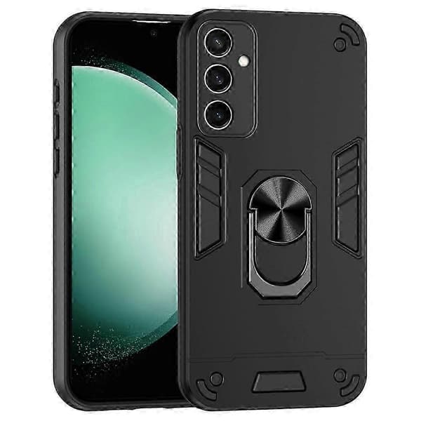 PC+TPU Drop Defend telefoncover med ringstøtteben til Samsung Galaxy S24 FE