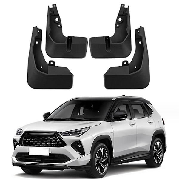 Bil Mudflap til Yaris 2023 Mudguards Flap Splash Guards Biltilbehør