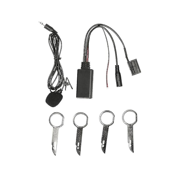 Aux-kaapeli Bluetooth-sovitin 6000cd Usb 5.0 musiikkisoittimelle Audio-sovitin Mikrofoni Handsfree