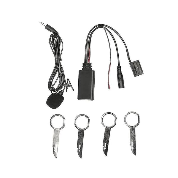 Aux-kabel Bluetooth-adapter för 6000cd Usb 5.0 Musikspelare Ljudadapter Mikrofon Handsfree