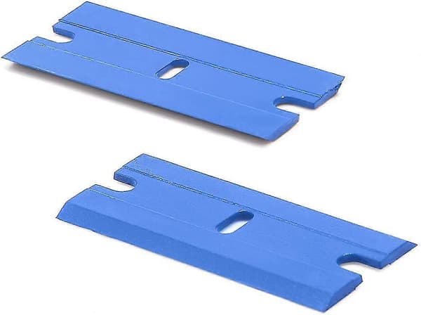 200 stk Skrapere Razor Blades Sett Dobbeltkant Plastblad Metallblad