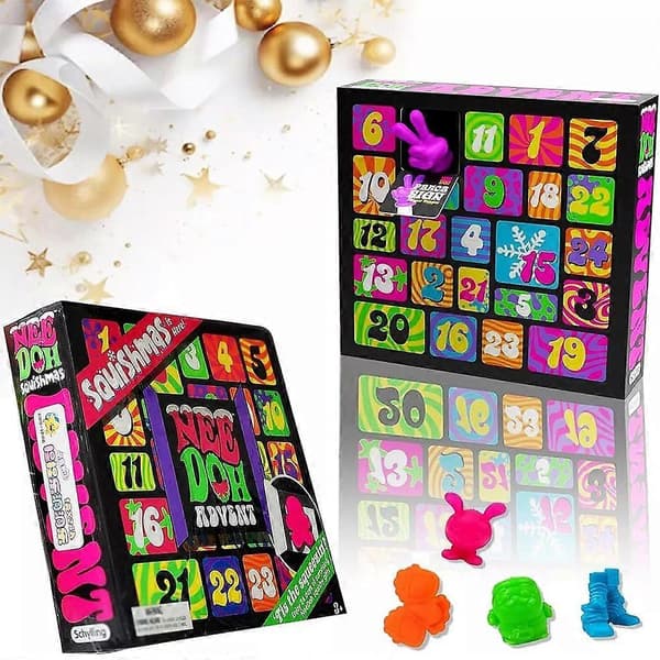 Nee Doh Squishmas Julekalender 2024, Squishy Julekalender