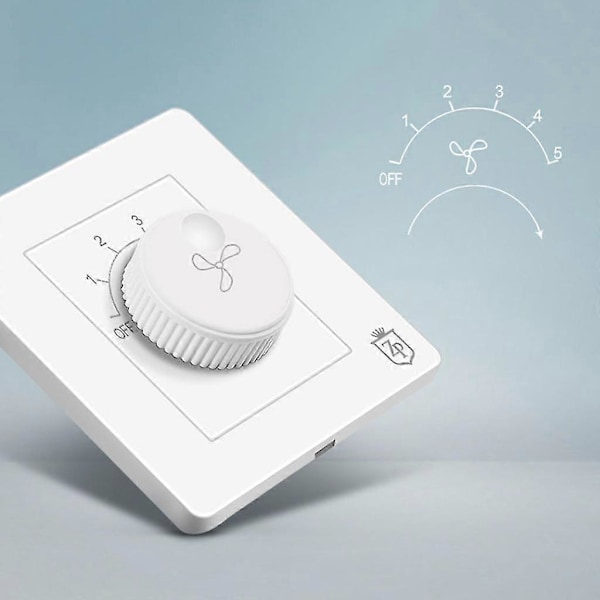 Universal Skjult Loftventilator Hastighedsregulator Ventilatorhastighedsstyring Kontakt