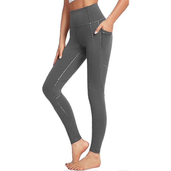 Sportleggings - Genomskinliga Löpar Yoga Fitness Byxor