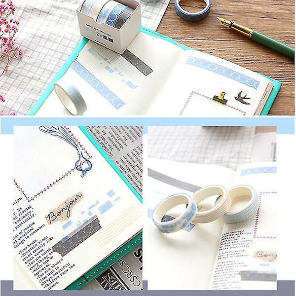 Washi Tape Scrapbooking Tilbehør Smuk Klæbende Dekorativ Tape Til Gaveemballage Notesbøger