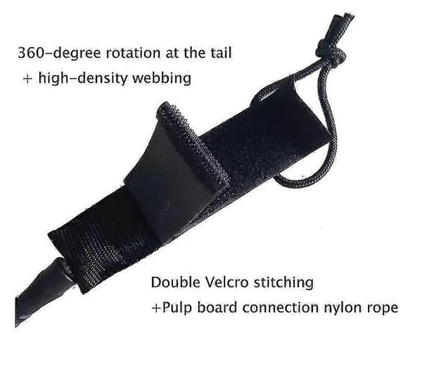 Surf Leash 10ft Surffilaudan Leash 6mm Leveä Jalka Sup Köysi Nilkkamansetilla