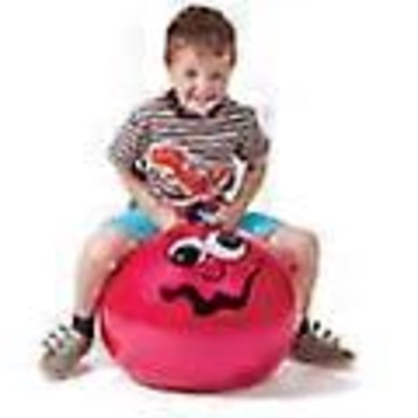 Hoppeball for barn - 45 cm Rød