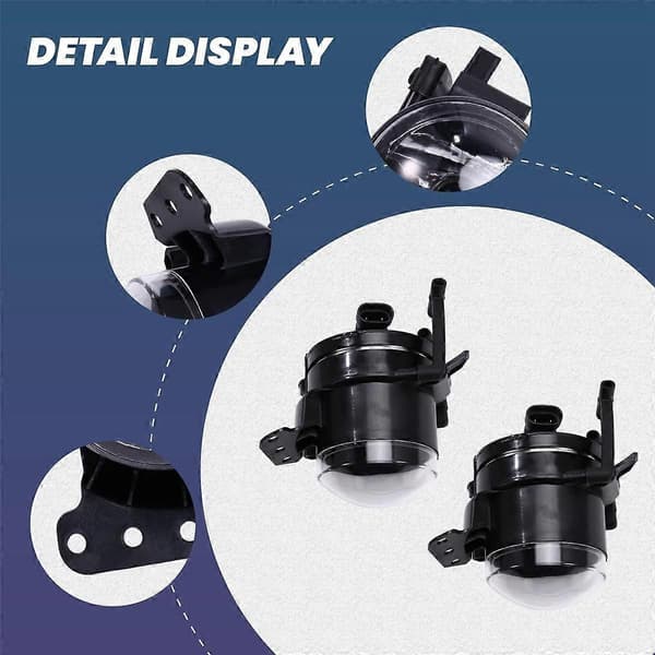 Frontlykter for tåkelys for E60 E90 E63 E46 525I 530I 545I 550I 335I X3 63176910791 63176910792