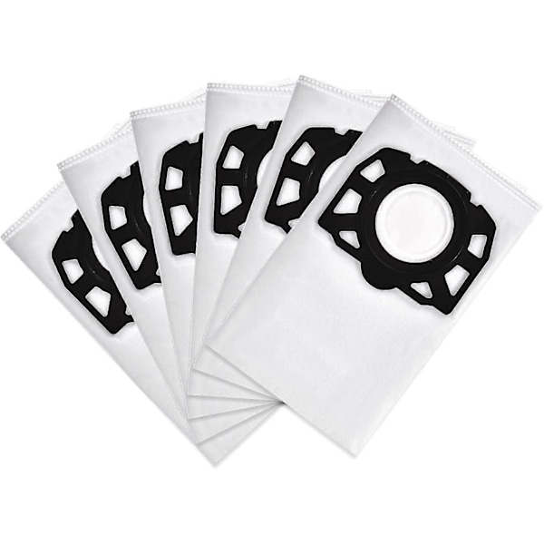 6-pak Fleece Filterposer til Karcher Wd4 Wd5 Wd5 / P Støvfilterposer