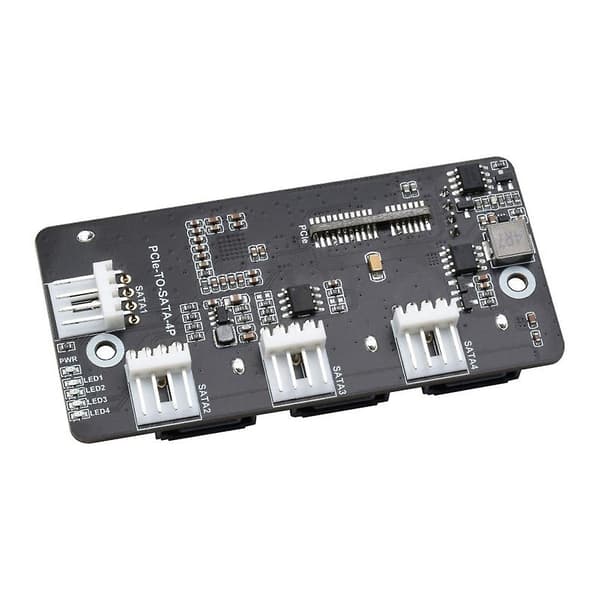 Pcie til 4-kanals Sata3.0 Expander understøtter Compute Modules 4 Cm4 4ch Sata3.0