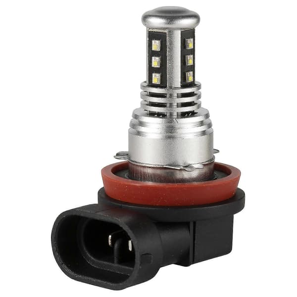 H11 LED-sumuvalopolttimot 5500k Lämmin valkoinen 2 kpl