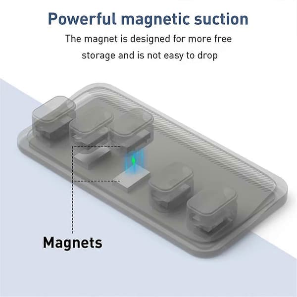 Magnetisk Muse Kabel Ledningsorganisator Skrivebordskabelklips