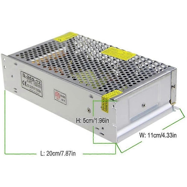 DC 12V 20A 240W Strömförsörjning Transformator Switch AC 110V / 220V Till DC 12V 20amp Switching Adapter Converte - SFYGV