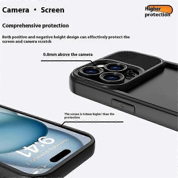 Cover til iPhone 16 Pro Max, anti-ridse silikone telefonskal med aromaterapi tablet -