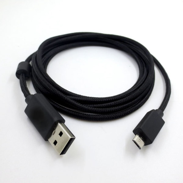 2m USB-kabel Lydkabel til G633 Headset med Akryl Høretelefonholder Væghængt Headset Holder