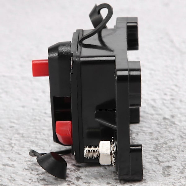 Afbryder med nulstilling, 12V-48V, 120A, til bil, E-trolling, S-båd