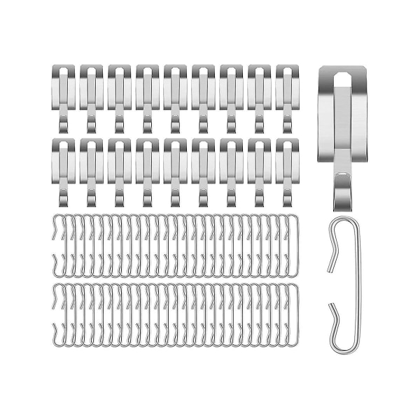 48 stk. Varmekabel Takklemmer De Icing Kabelklemmer og Avstandsstykker Takklemmer og Avstandsstykker Sett Kabeltråd