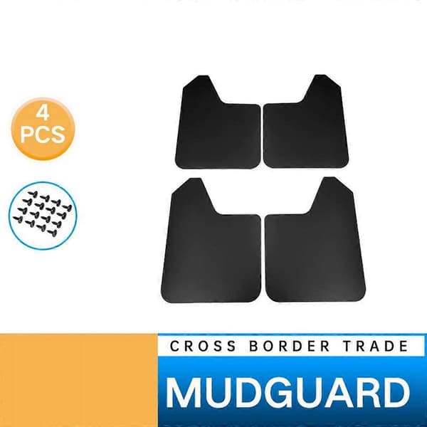 2 stk. Universelle Mudflaps til Bil Pickup SUV Van Truck Mud Flaps Splash Guards Mudguards Dirty Traps