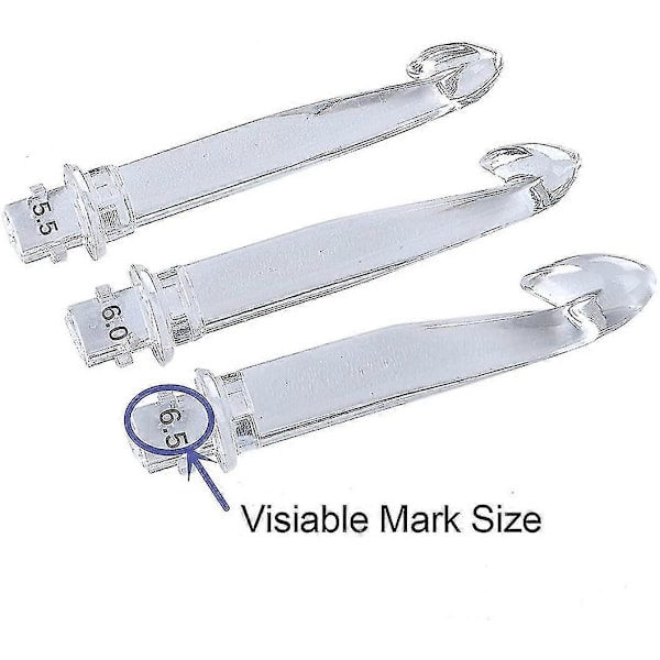 Lysande virknålsset, 9 utbytbara huvuden 2,5 mm till 6,5 mm med ergonomiska grepphandtag, uppladdningsbart