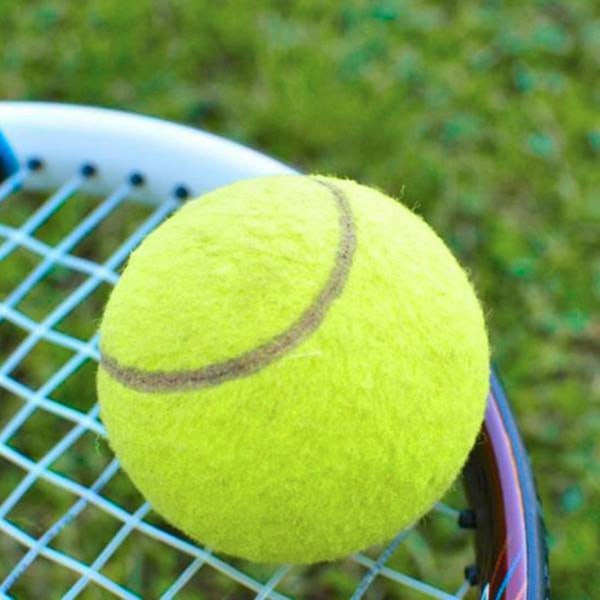 6st Pack Tennisbollar Slitstarka Elastiska Träningsbollar 66mm Damer Nybörjare Träning Tennis