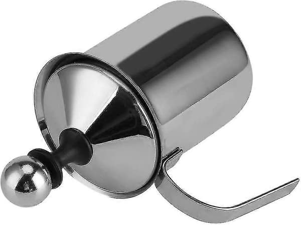 Mælkeskummer Dobbelt Mesh Kaffe Mælkeskummer Kop Rustfrit Stål Flødeskummer Skum Cappuccino