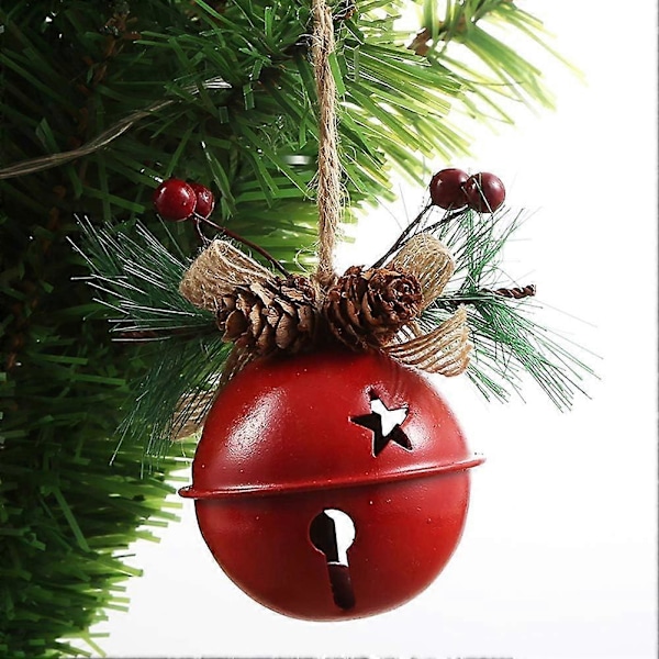 Joulukello Riippuva Ripustus Jingle Bell Maalatut Kellot Joulukuusi Ovi Riippuva Kello Koriste Joulukuusi Riippuva Koristeet