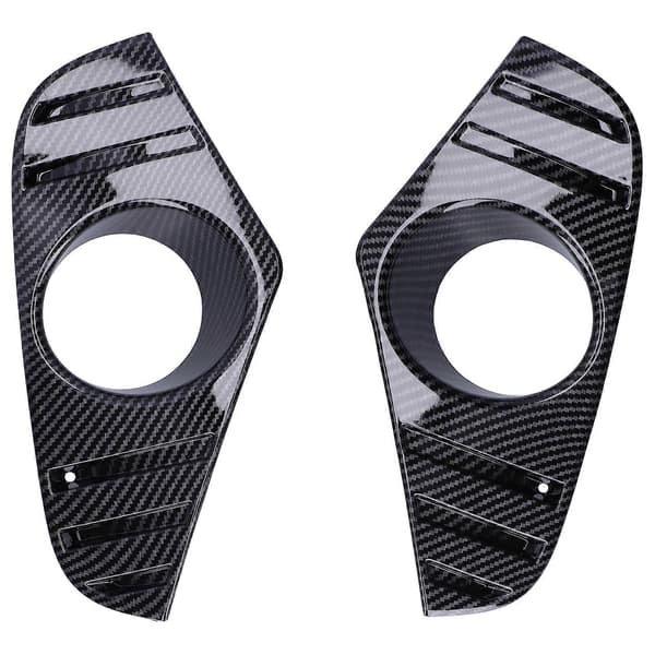 2 stk Dekorative Dekk for Frontlykter i Karbonfiber Stil Passer for RAV4 2019-2021