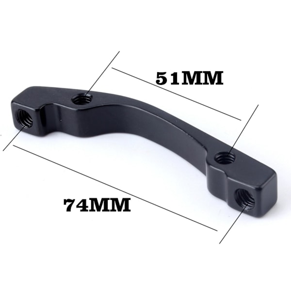 4x skivbromsokadapter för montering fram 160 mm bak 140 mm