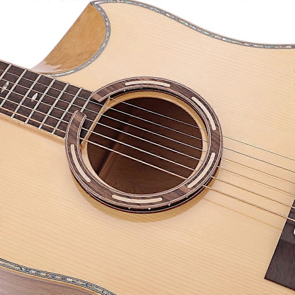 1 stk. Akustisk Guitar Rosentræ Rosette Lydhul Træ Indlagt Rosette Indlagt Guitar DIY Tilbehør