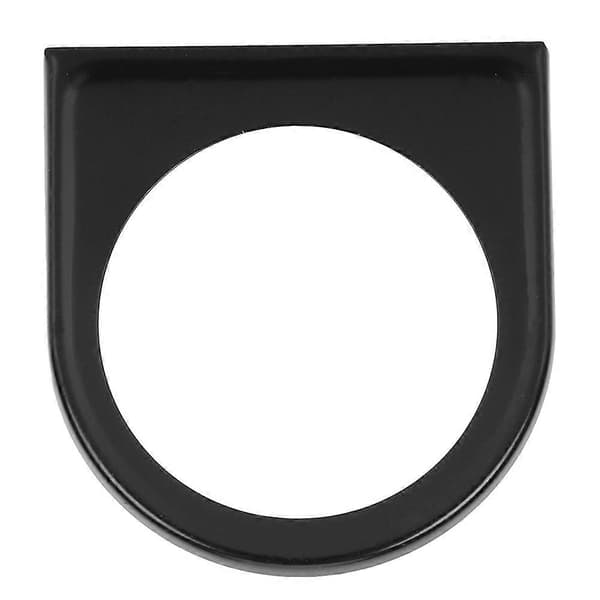 2 tommer/52 mm Jern Målerbeslag Enkelt Hul Målerholder Stativ Bilmodifikation Sort