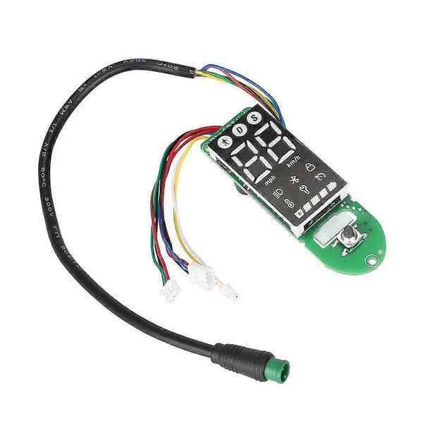 Bluetooth Scooter Instrumentbräda för Elsparkcykel 4 Display Kretskort Kickscooter Ersättning