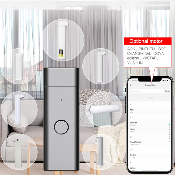 Universal Fjärrkontroll RF433 Intelligent ABS Bred Applikation WiFi IR Fjärrkontroll för TV