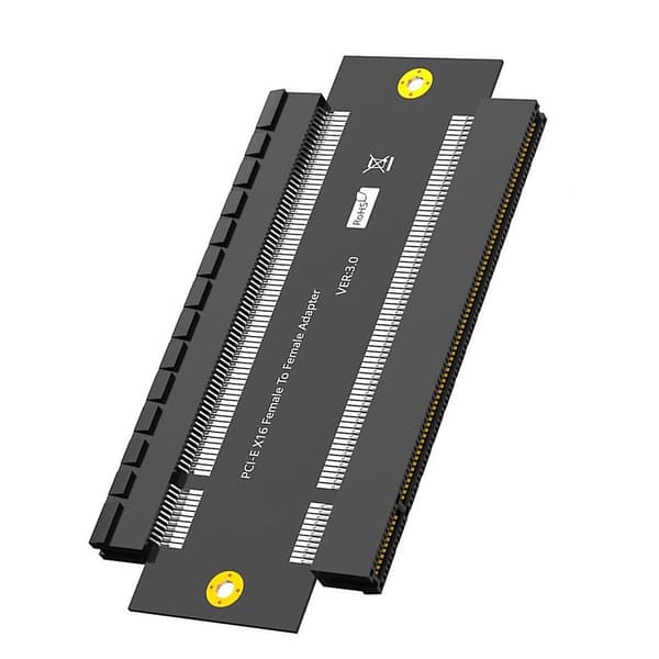 PCI-e X16 Hunn til Hunn Adapterkontakt PCI Express 3.0 16x til 16x Forlenger Riser Konverter PC