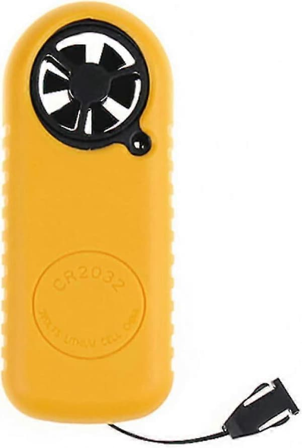 Digitalt Anemometer med Baggrundsbelyst LCD-display, Måler Lufthastighed, Luftstrøm og Udendørs Lufttemperatur til Aktiviteter - Yvan