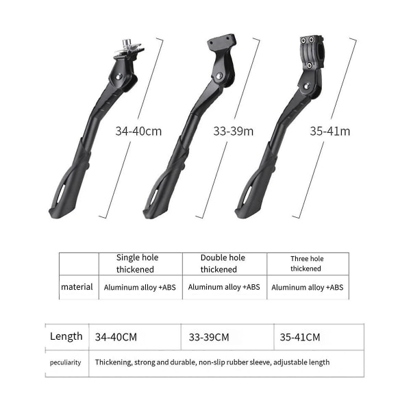 Cykelstöd i Aluminiumlegering, Parkeringssupport för Cykel, Justerbar för /snö/vikbara Cyklar