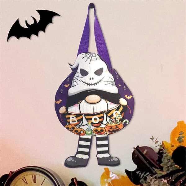 Halloween Slikpose Slikpose Gavepose Græskar Slik Gavepose Håndholdt Slikpose