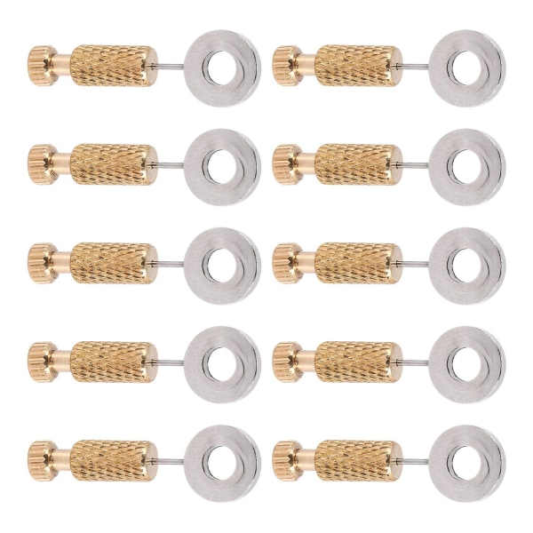 10 stk. DIY-værktøjer til håndlavet lædervarer - Syværktøjer til fastgørelse af nåle - Lædervarer - Fastgørelsesnål - Spredt sting